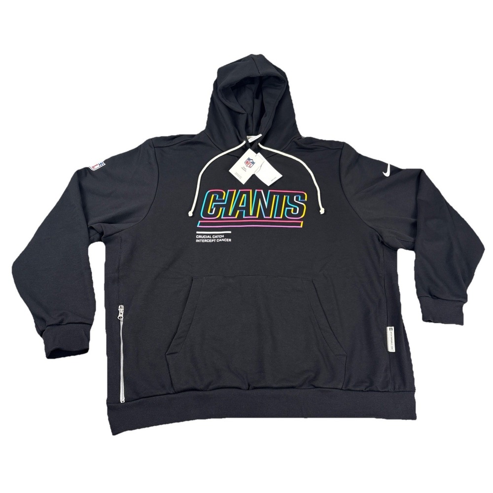 AUTHENTIC‎ Nike New York Giants Men's 2025 Crucial Catch NFL Sideline Hoodie XL